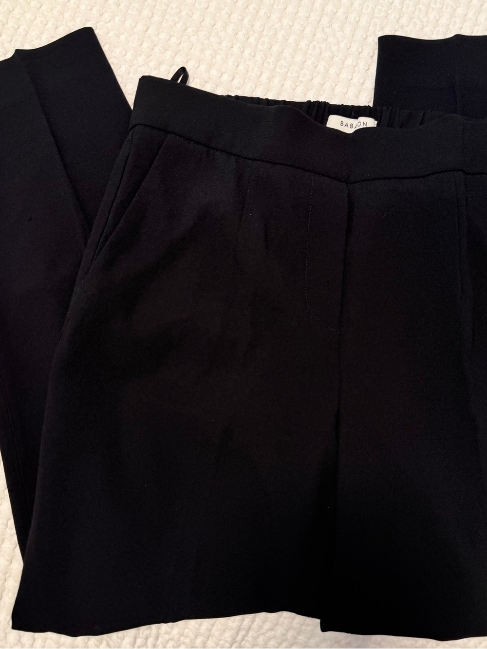 Babaton Black Tailored High-Rise Trousers Size 4